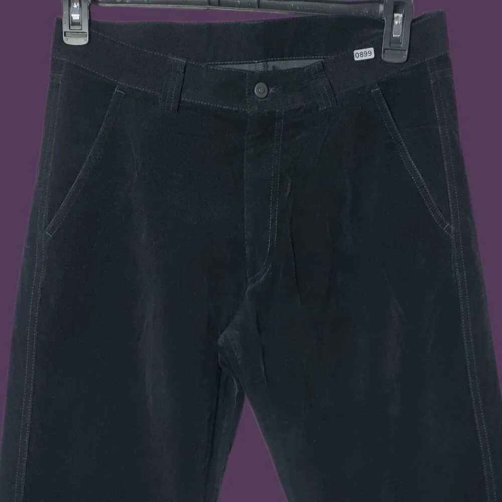 Emporio Armani Vtg Josh Line Soft Corduroy & Velvet Pants Mens Size 32